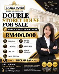 Double Storey 20x65 Taman Sungai Kapar Indah Freehold