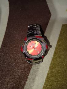 Oakley Blade style Y2K stainless steel wristwatch