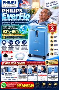 Philips EverFlo Mesin Oksigen Rantau Panjang