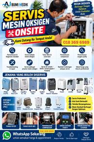 Philips EverFlo Baharu 5L Mesin Oksigen Tumpat