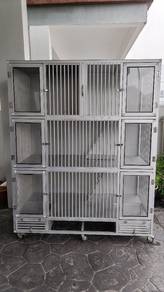 Sangkar Kucing Aluminium Besar 5x6 Kaki 