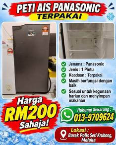 Peti sejuk terpakai 1 pintu jenama Panasonic