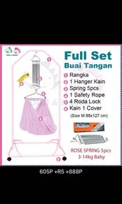 Rangka set buaian besi