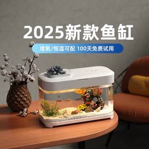 Aquarium Fish Tank with Oxygen Pump & Accessories
