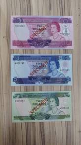 This image shows a set of $2, $5, and $10 banknote