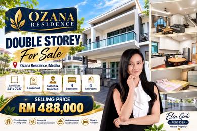 Melaka Ayer Keroh Ozana Residence Double Storey Gated Guarded