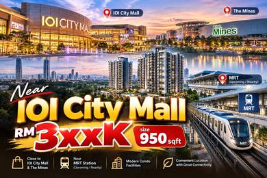 Near IOI City Mall | F.HOLD Fully Furnish | FREE Suttle 2 MRT Station