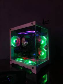WHITE RGB GAMING PC - i7-7700 + GTX 1060 6GB 🔥