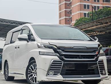 2016 Toyota VELLFIRE 2.5 ZG EDITION BLACK INRERIOR