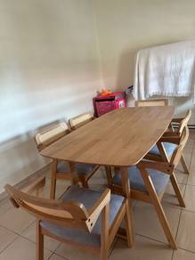 meja makan 6 sitter