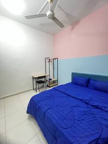 Move-In Ready Aircon Room | SuriaMas Suites Larkin JB 