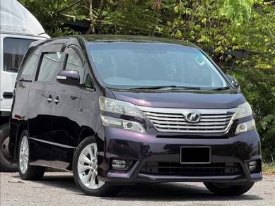 2010 Toyota VELLFIRE 2.4 ZP SPEC BOLEH LOAN ‼️
