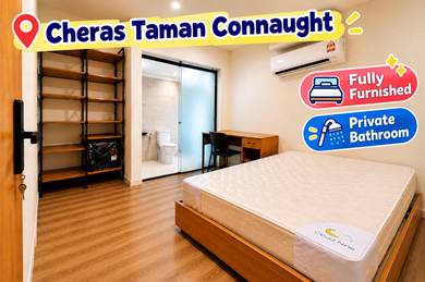 Fully Furnished Room Private Bathroom @ Cheras Taman Connaught UCSI