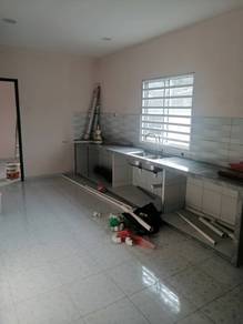 1storey end lot house Tmn Senangin