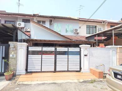 Double-storey terrace house in Megah Ria