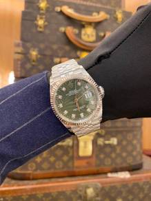 Rolex Datejust 36 Jubilee 18K 750 White Gold Bezel