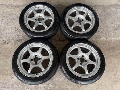 Rim ssr type c 16 inch silver vios myvi alza city