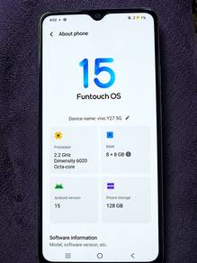 vivo Y27 5G  Untuk Dijual ( Tak Urgent)