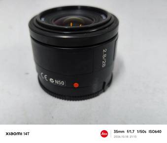Sony SAL28mm f/2.8 Prime Camera Lens