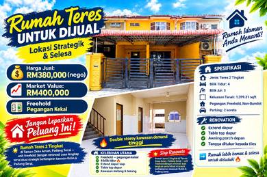 2-storey-Terraced-House-for-sale-Padang-Serai-Kedah
