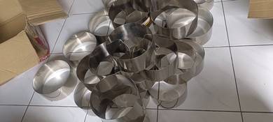 8 Inch x 7.5cm Stainless Steel Round Mousse Ring C