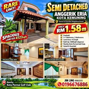 Semi Detached Kota Kemuning, Anggerik Eria, near Kota Permai Golf