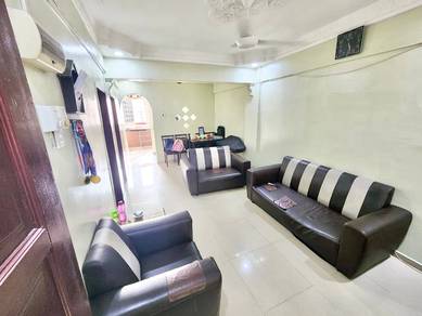 RENOVATED Flat Desa Mentari, Blok 5, Taman Medan .