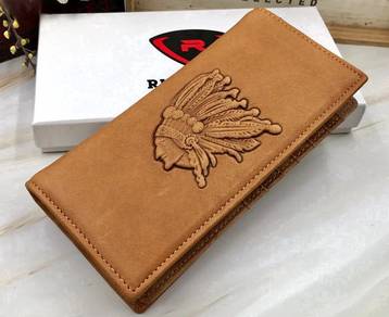 Genuine Leather R.Rider Apache Men's Long Wallet
