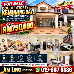 [Super Below Value] 2 storey Kemuning Bayu, Kemuning Utama