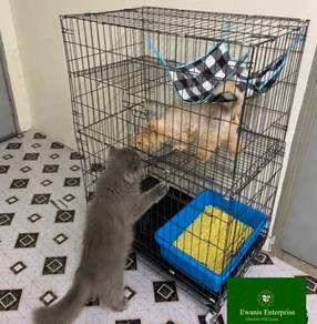 Sangkar Cage Kucing 3 Pelantar