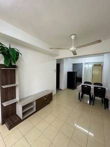 Taman megah kepong flat sewa, sri segambut, partially furnished,KTM