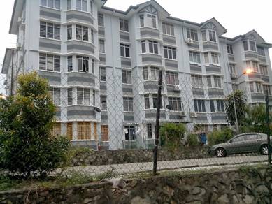 Indah Court Flat, Taman Damai Indah (G floor,air cond,kitchen cabinet)