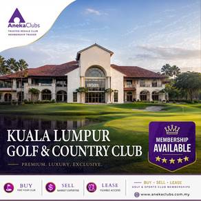 Klgcc Kuala Lumpur Single Golf Club Membership