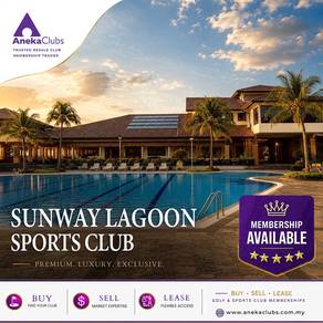 Sunway Lagoon Sports Club Membership - Expiry 2028
