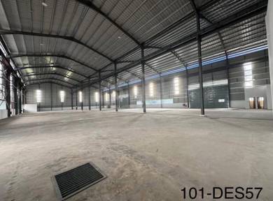 Kapar Batu 7 Klang Factory 1,200amp 45ft Ceiling Height With CF