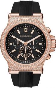 MICHAEL KORS Men's Studded Rose Gold Chronograph