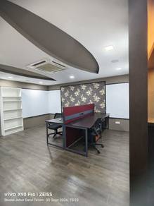 Setia Tropika, 3 storey shop lot, 1st floor, 24x70, office setup