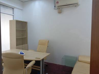 Setapak pv128 office fully furnish ,1300sf partition aircond .