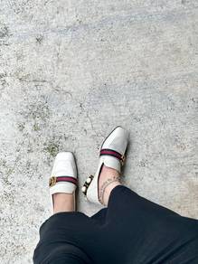 Gucci Peyton Leather Pearl Embellished Marmont
