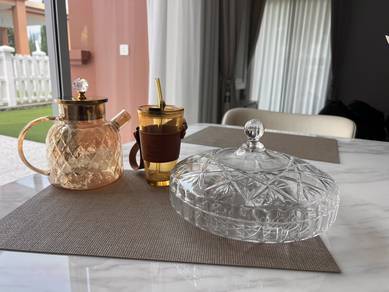 Tea Pot, Coffee Cup, Cookies Box
