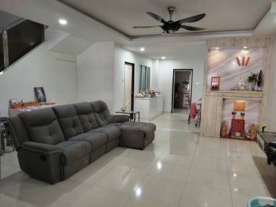 FULL LOAN Fully Furnished Double Storey Taman Megah Ria for Sale