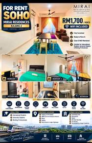 [FULLY FURNISHED + WIFI + 2 BILIK] Residensi Mirai Kajang 2 Selangor