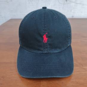 Vintage Polo Ralph Lauren Adjustable Cap Black