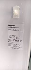 Fridge DOUBLE DOOR SHARP SILVER