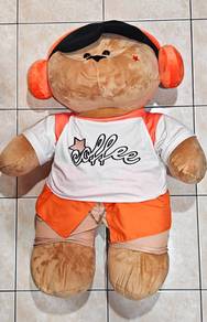 Giant Starbucks Bearista plush bear