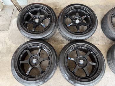 Rim ssr type c 17 inch vios ac100 tyr conti 80%