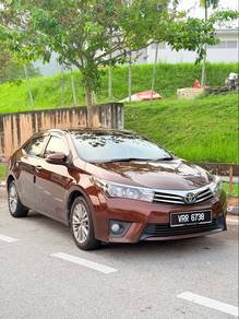 TOYOTA ALTIS 2014 2.0G Free Accident