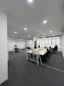 Fully furnish Office for Rent, Stellar Suites Walking distance to LRT