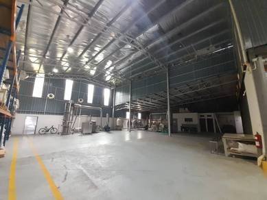 Three Sorey Semi-D Factory, Semenyih, fully extended
