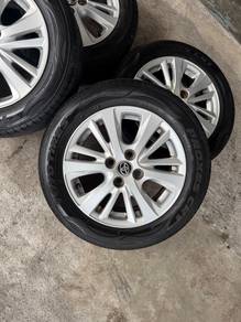 Rim original vios 15 inch tayar toyo 95% tahun 25